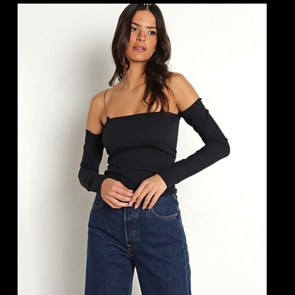 Joah Brown Top Black S/M - Picture 1 of 9